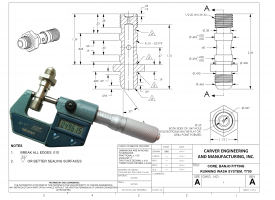 Engineering drawings produced by Carver Consulting